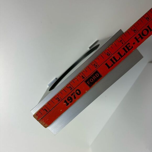 Retired Howard Miller Maxim Table Clock Black & Silver Works! - Picture 10 of 13